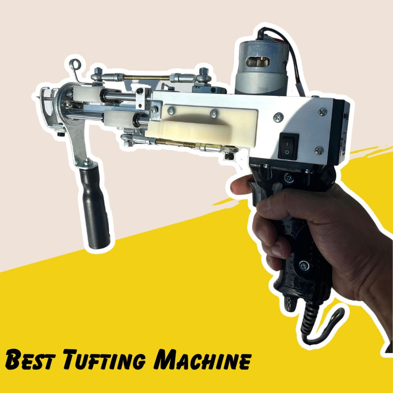 The Duo 2-in-1 Rug Tufting Gun Black - Exclusive Upgraded Cut & Loop Tufting Gun (2)
